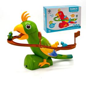Toboggan Perroquet Electrique avec Perroquets Grimpants