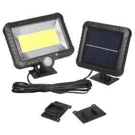 Lampe projecteur solaire LED et détecteur de mouvement 5W  IP44 - SL-F100